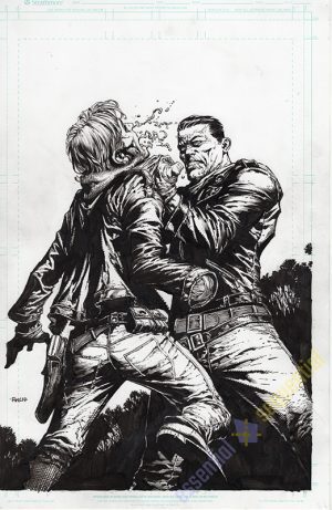 Walking Dead Deluxe #107 Cover by David Finch