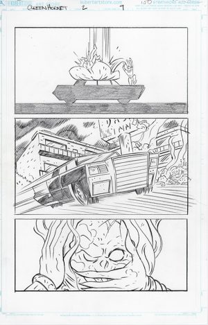 Green Hornet Issue 2 Page 9 by Anthony Marques