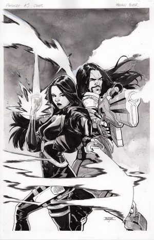 Psylocke #3 Variant Cover by Mahmud Asrar