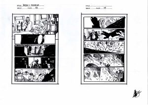 One Bad Day p.12-13 Prelim by Matteo Scalera