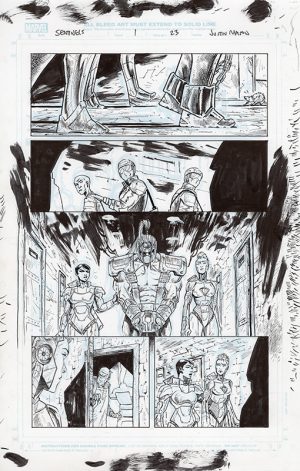 Sentinels #1 Page 23 by Justin Mason