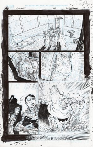 Sentinels #1 Page 24 by Justin Mason