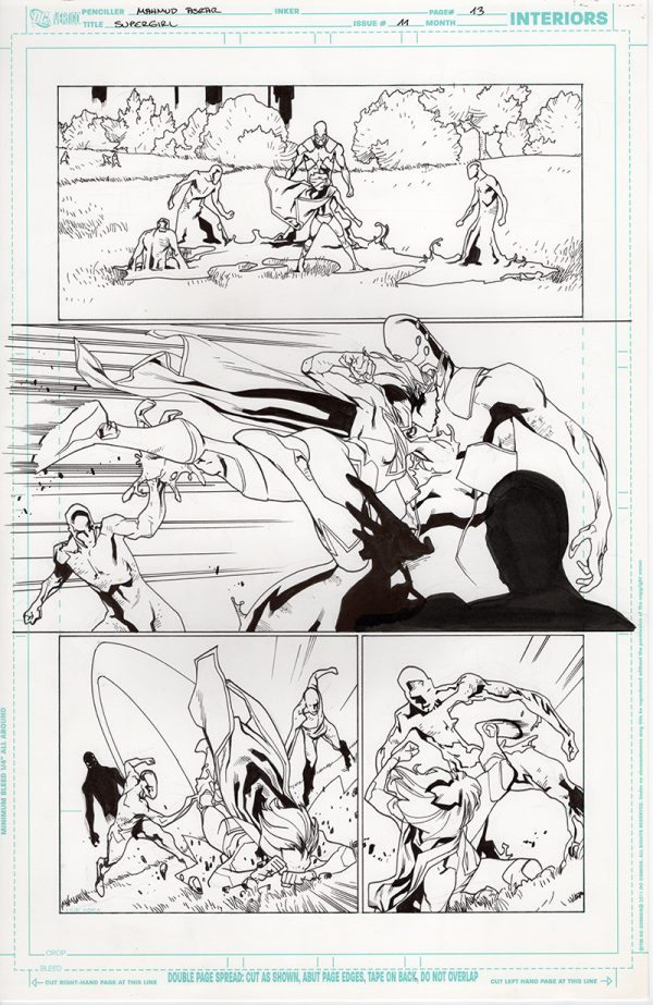 Supergirl #11 Page 13 by Mahmud Asrar