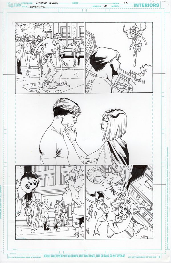 Supergirl #11 Page 18 by Mahmud Asrar