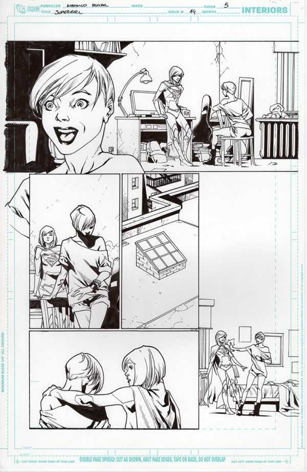 Supergirl #14 Page 5 by Mahmud Asrar