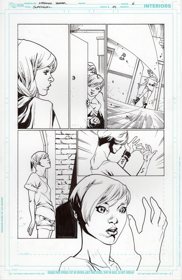 Supergirl #14 Page 6 by Mahmud Asrar