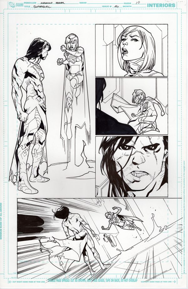 Supergirl #14 Page 10 by Mahmud Asrar