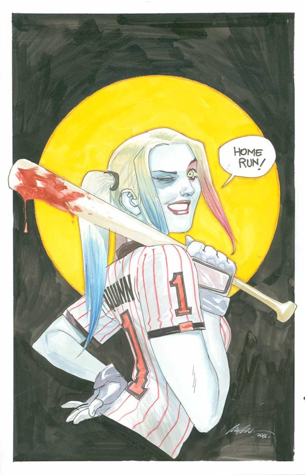 Unused Harley Quinn Cover by Rafael Albuquerque