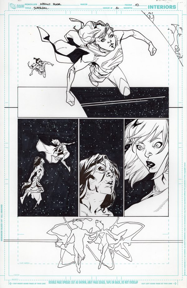 Supergirl #14 Page 13 by Mahmud Asrar