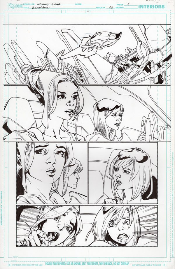 Supergirl #15 Page 1 by Mahmud Asrar