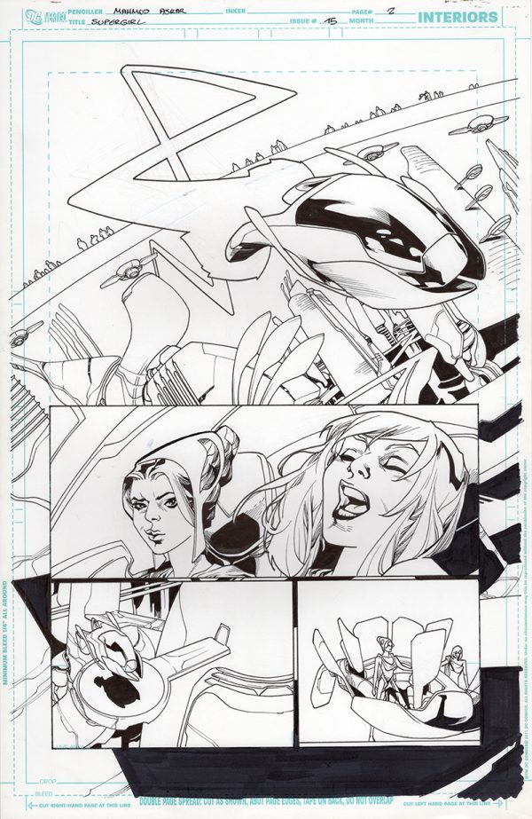 Supergirl #15 Page 2 by Mahmud Asrar