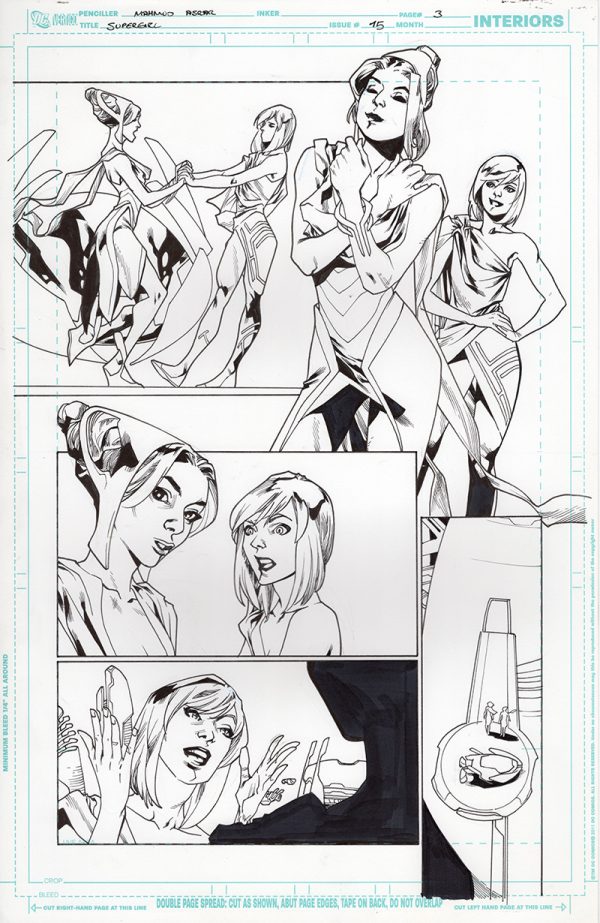 Supergirl #15 Page 3 by Mahmud Asrar