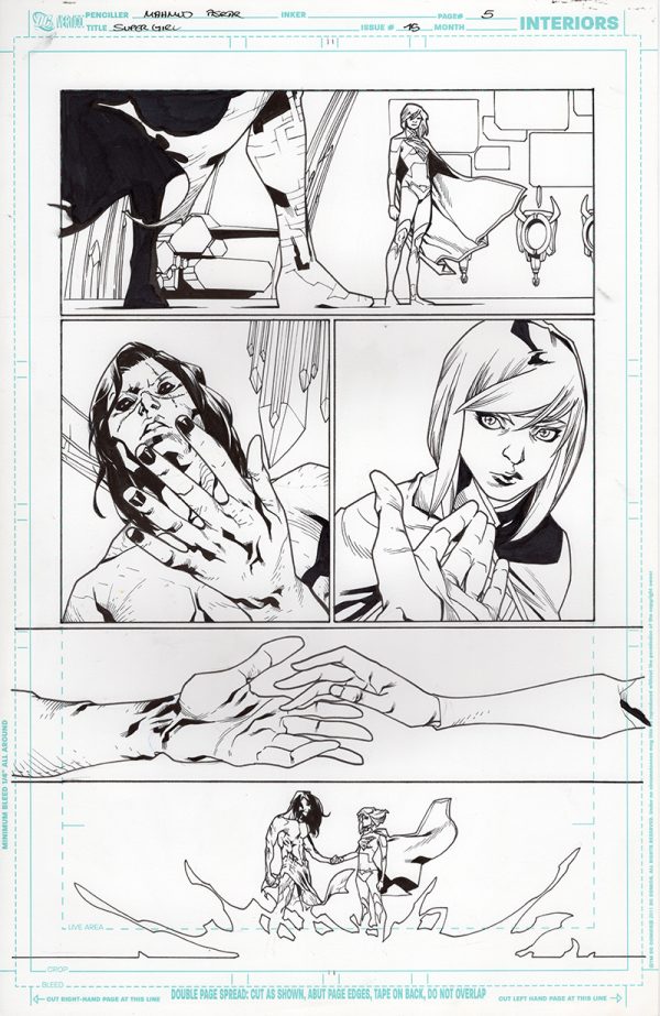 Supergirl #15 Page 5 by Mahmud Asrar