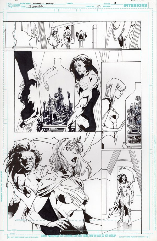 Supergirl #15 Page 8 by Mahmud Asrar