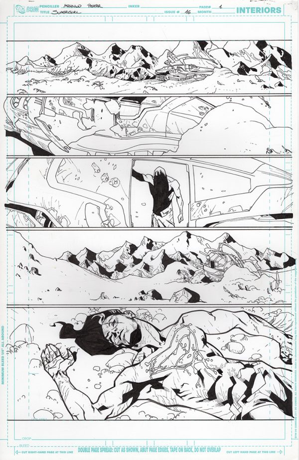 Supergirl #16 Page 1 by Mahmud Asrar