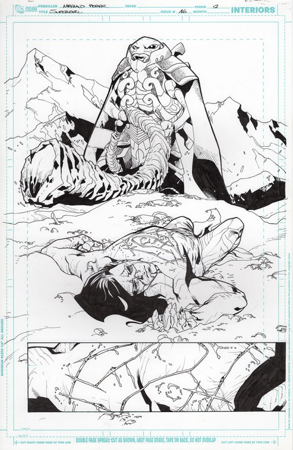 Supergirl #16 Page 2 by Mahmud Asrar