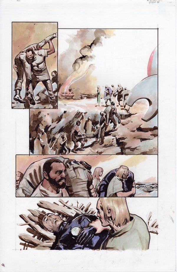 X-O Manowar #19 page 18 by Cary Nord