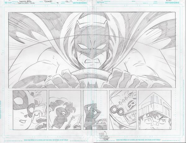 Batman: Audio Adventures #5 Page 18-19 by Anthony Marques