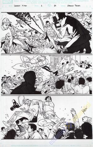 Uncanny X-Men Issue #1 Page 24 by Mahmud Asrar