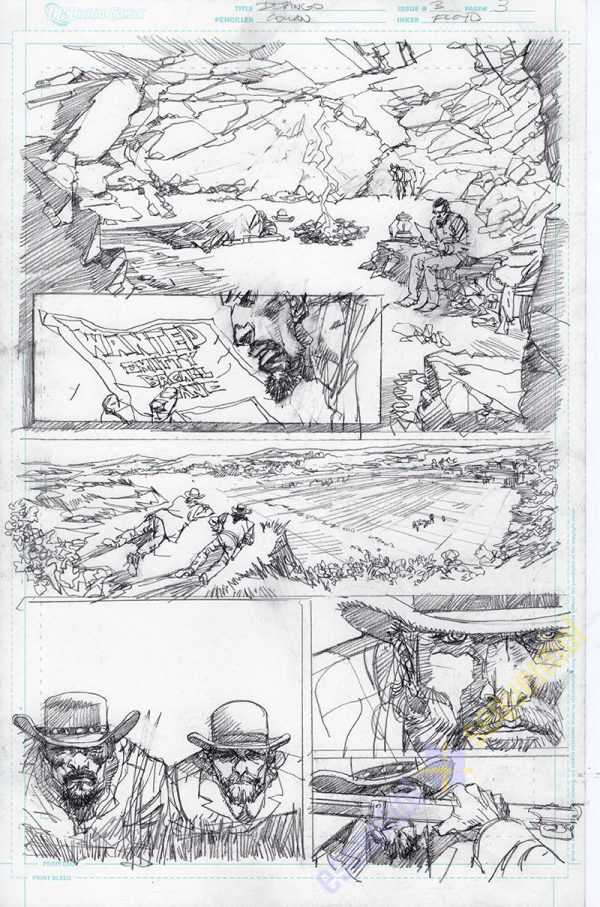 Django Unchained #3 Page 3 by Denys Cowan