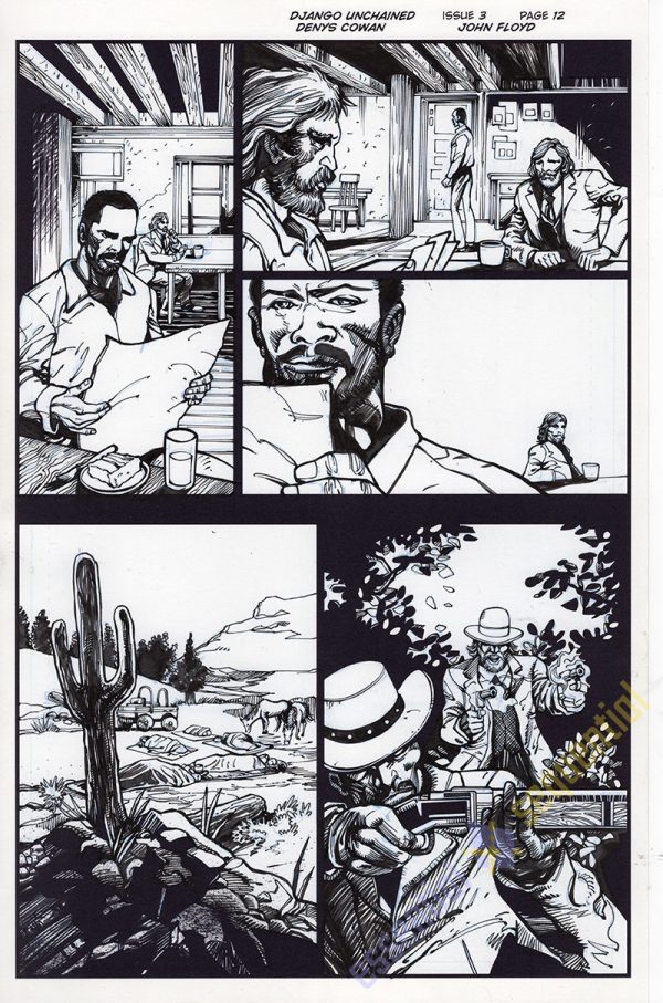 Django Unchained #3 Page 12 by Denys Cowan