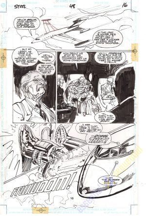 Steel #48 Page 16 by Denys Cowan