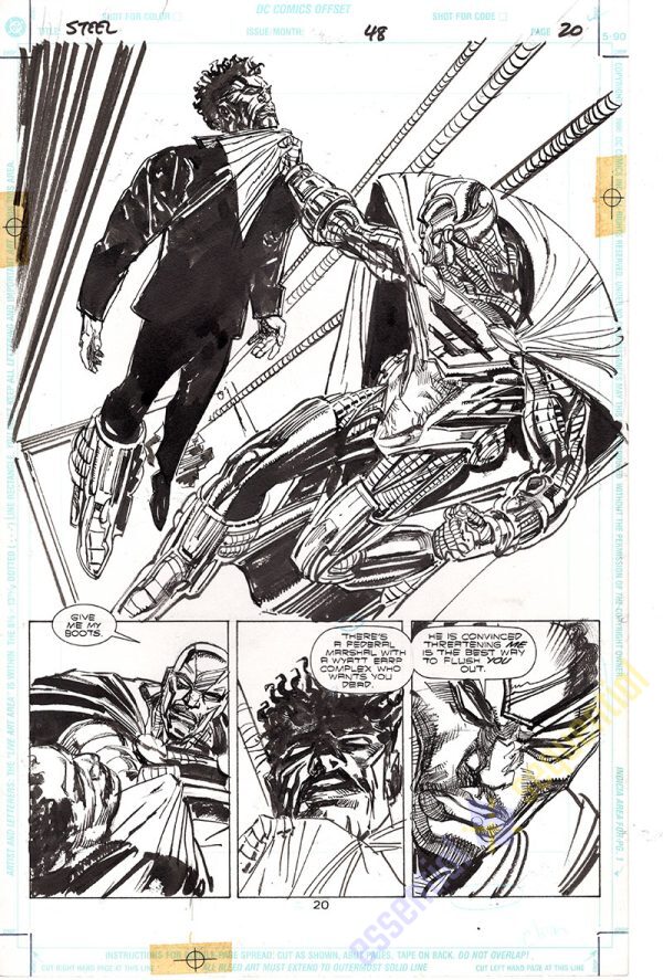 Steel #48 Page 20 by Denys Cowan