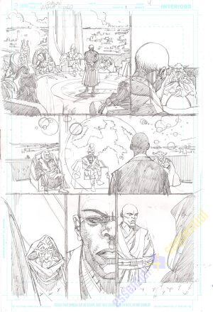 Star Wars: Mace Windu #1 Page 4 by Denys Cowan