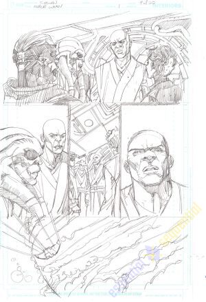 Star Wars: Mace Windu #1 Page 9 by Denys Cowan