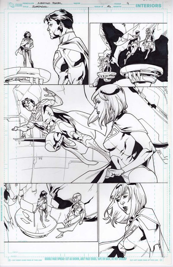 Supergirl #14 Page 4 by Mahmud Asrar