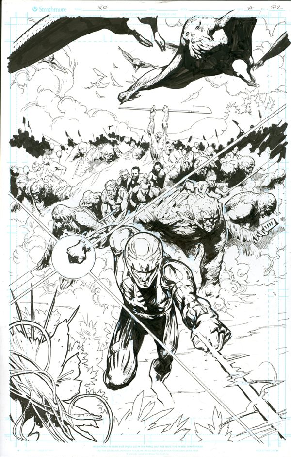 X-O Manowar #14 p.02 by Cary Nord