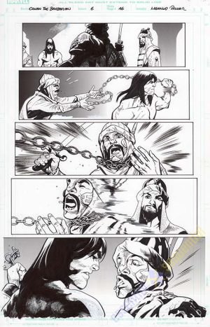 Conan the Barbarian #6 page 16 by Mahmud Asrar