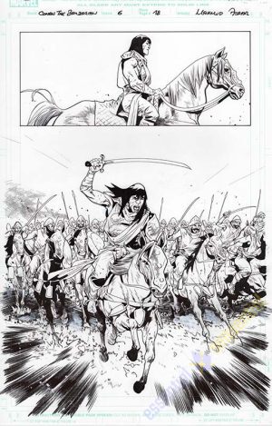 Conan the Barbarian #6 page 18 by Mahmud Asrar