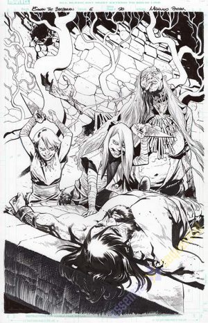 Conan the Barbarian #6 page 20 by Mahmud Asrar