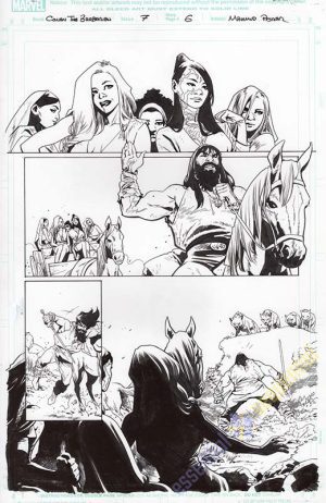 Conan the Barbarian #7 page 6 by Mahmud Asrar