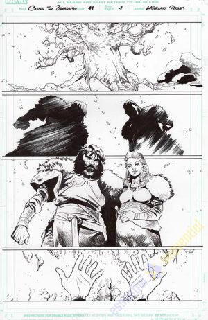 Conan the Barbarian #11 page 1 by Mahmud Asrar