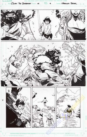 Conan the Barbarian #11 page 4 by Mahmud Asrar