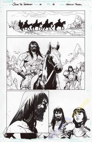 Conan the Barbarian #12 page 19 by Mahmud Asrar