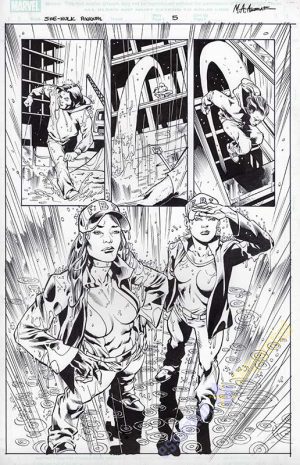 SHE-HULK: COSMIC COLLISION Page 5 by Mahmud Asrar