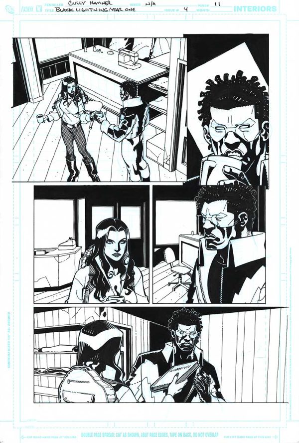 Black Lighting:Year One Issue 4 Page 11 by Cully Hamner