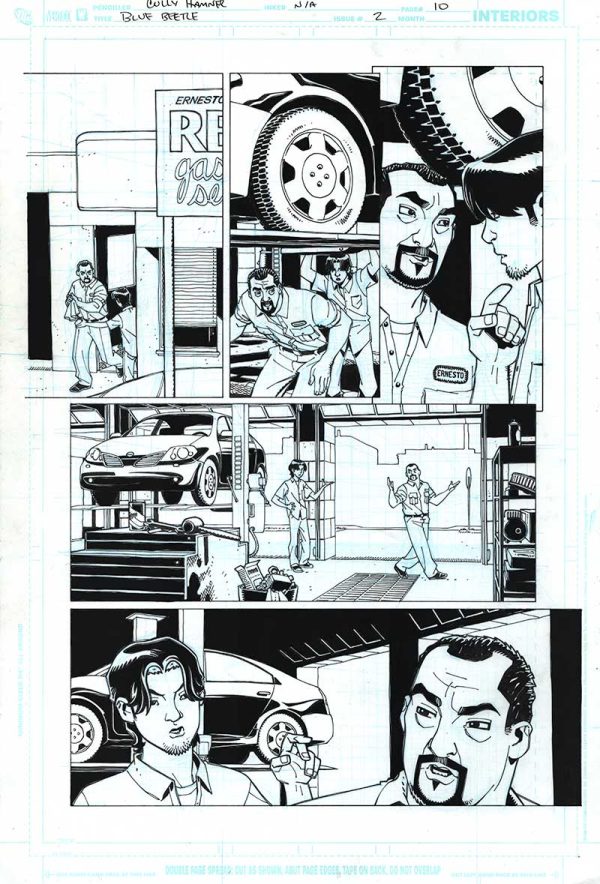 Blue Beetle Issue 02 Page 10 by Cully Hamner