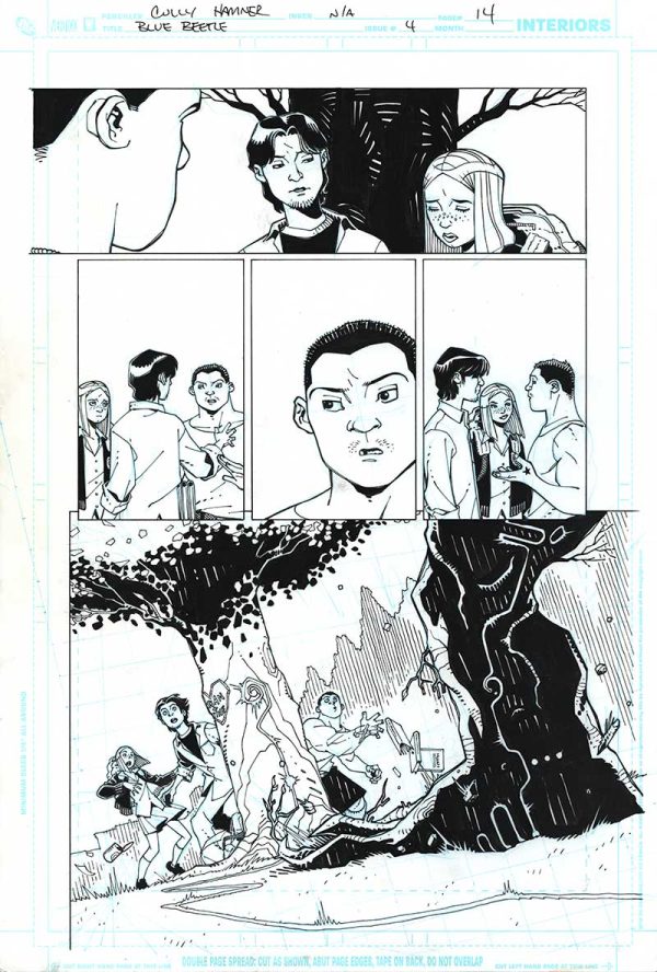 Blue Beetle Issue 04 Page 14 by Cully Hamner