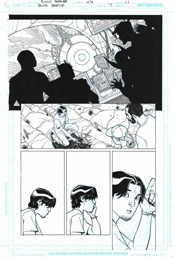 Blue Beetle Issue 07 Page 11 by Cully Hamner