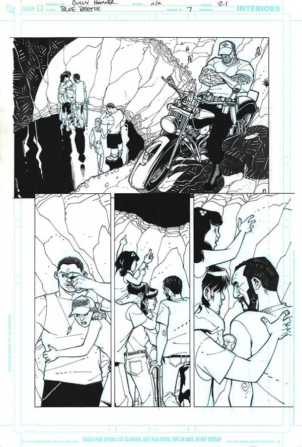 Blue Beetle Issue 07 Page 21 by Cully Hamner