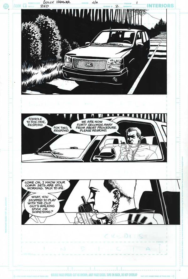 RED Issue 2 Page 01 by Cully Hamner