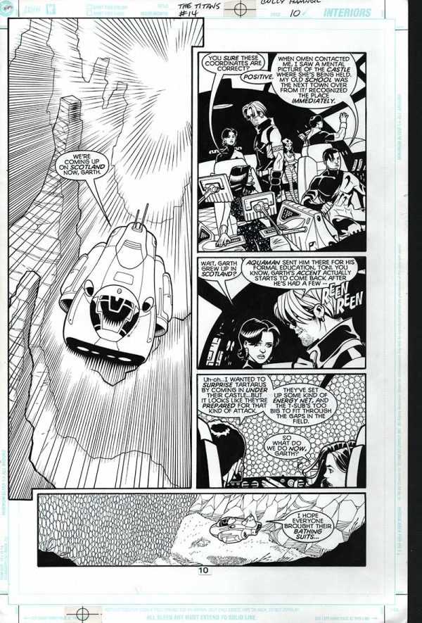 The Titans Issue 14 Page 10 by Cully Hamner