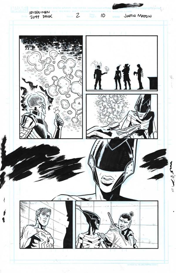 Spider-Man 2099 Dark Genesis Issue 2 Page 10 by Justin Mason