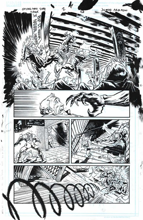 Spider-Man 2099 Dark Genesis Issue 2 Page 16 by Justin Mason