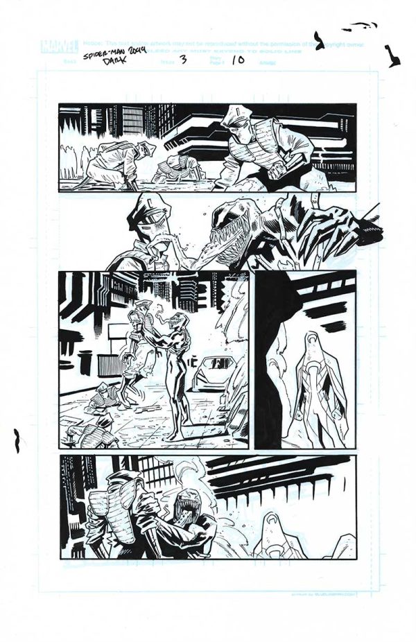 Spider-Man 2099 Dark Genesis Issue 3 Page 10 by Justin Mason