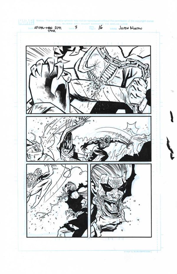 Spider-Man 2099 Dark Genesis Issue 3 Page 16 by Justin Mason